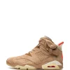 x Travis Scott Air Jordan 6 Retro SP "British Khaki Promo Sample" sneakers