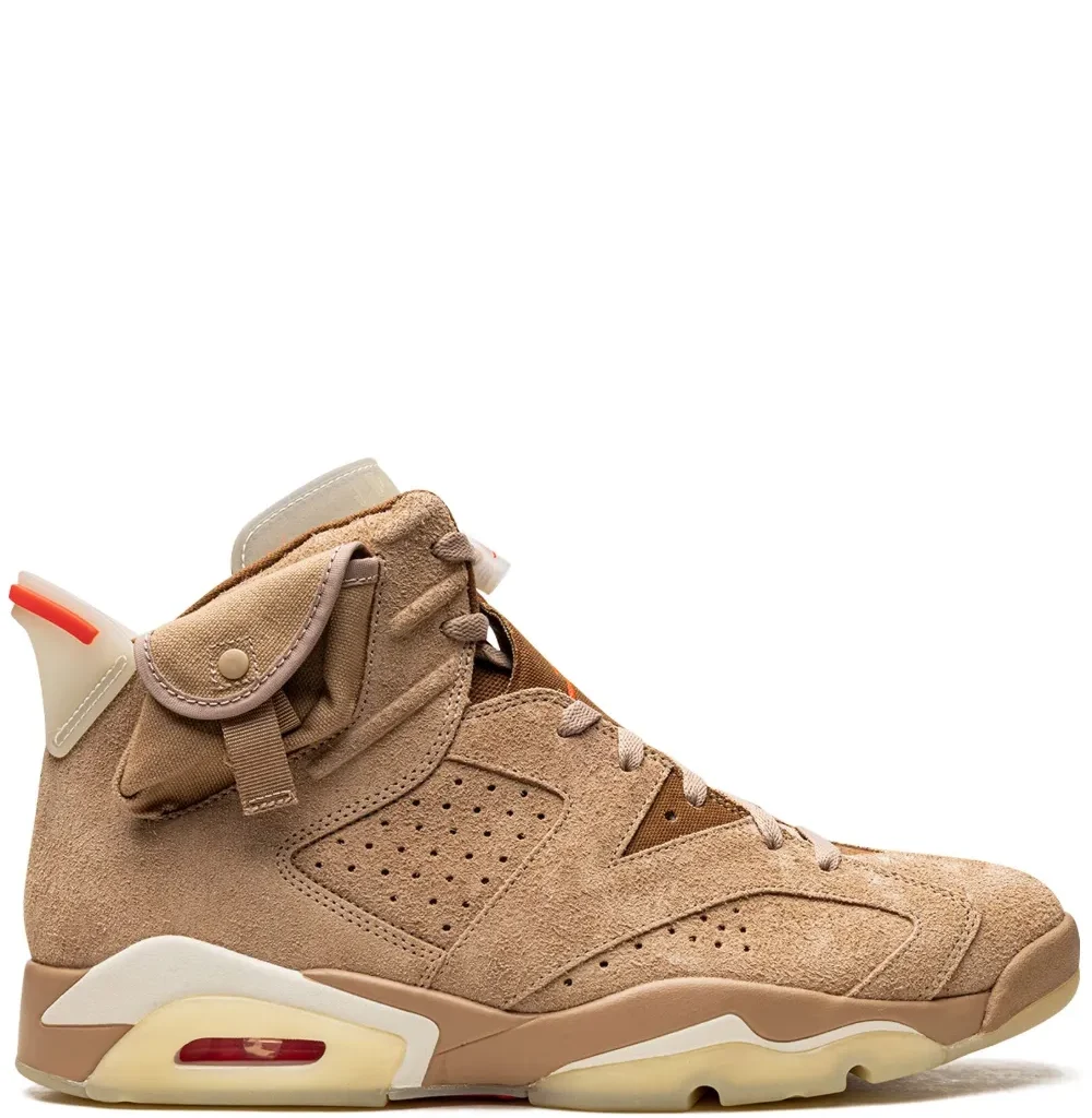 x Travis Scott Air Jordan 6 Retro SP "British Khaki Promo Sample" sneakers