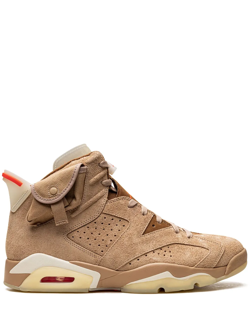 x Travis Scott Air Jordan 6 Retro SP "British Khaki Promo Sample" sneakers