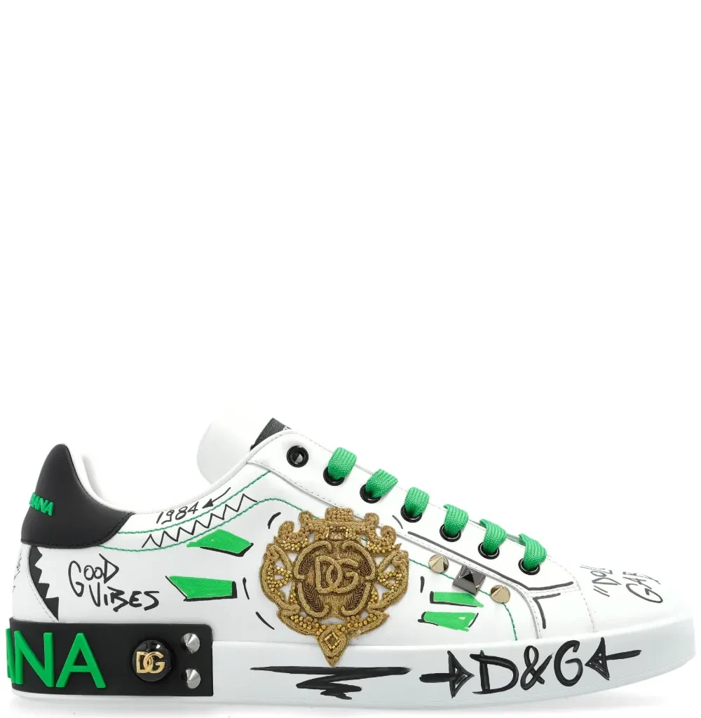 New Season  Dolce & Gabbana logo-patch sneakers