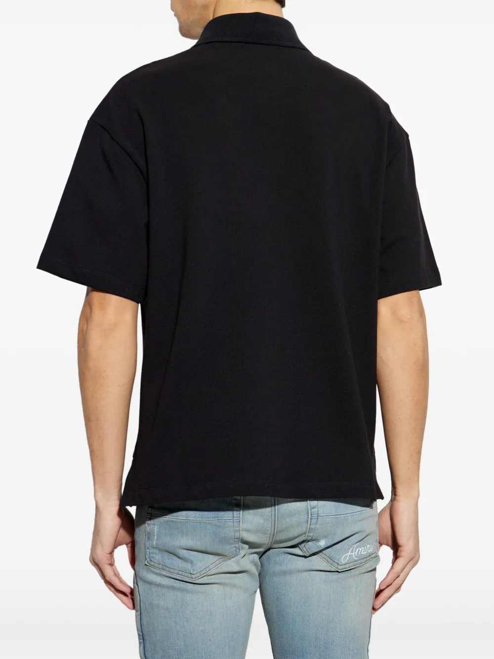 New Season  AMIRI embroidered-logo polo shirt