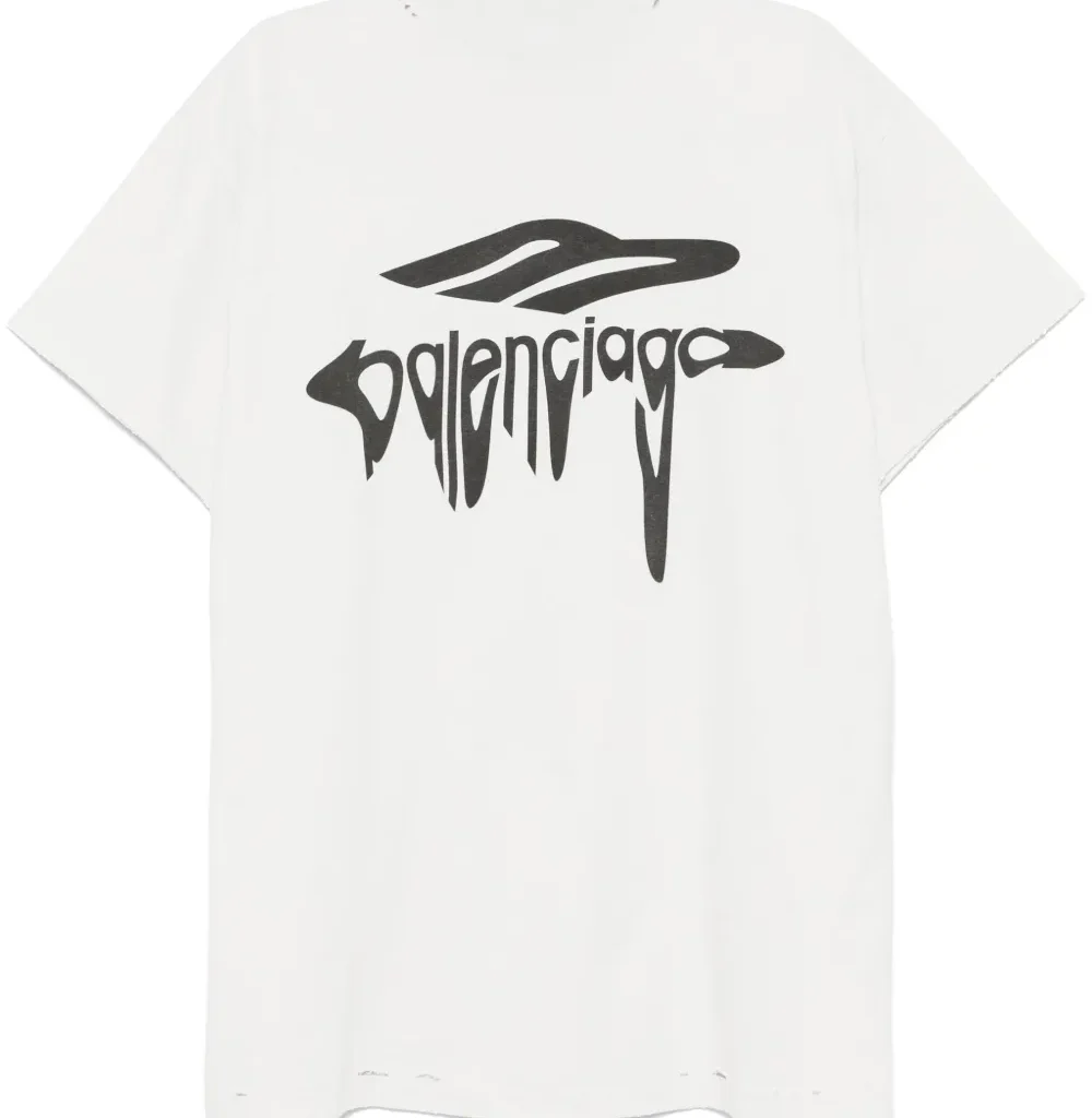 New Season  Balenciaga 3B Liquified Oversize t-shirt