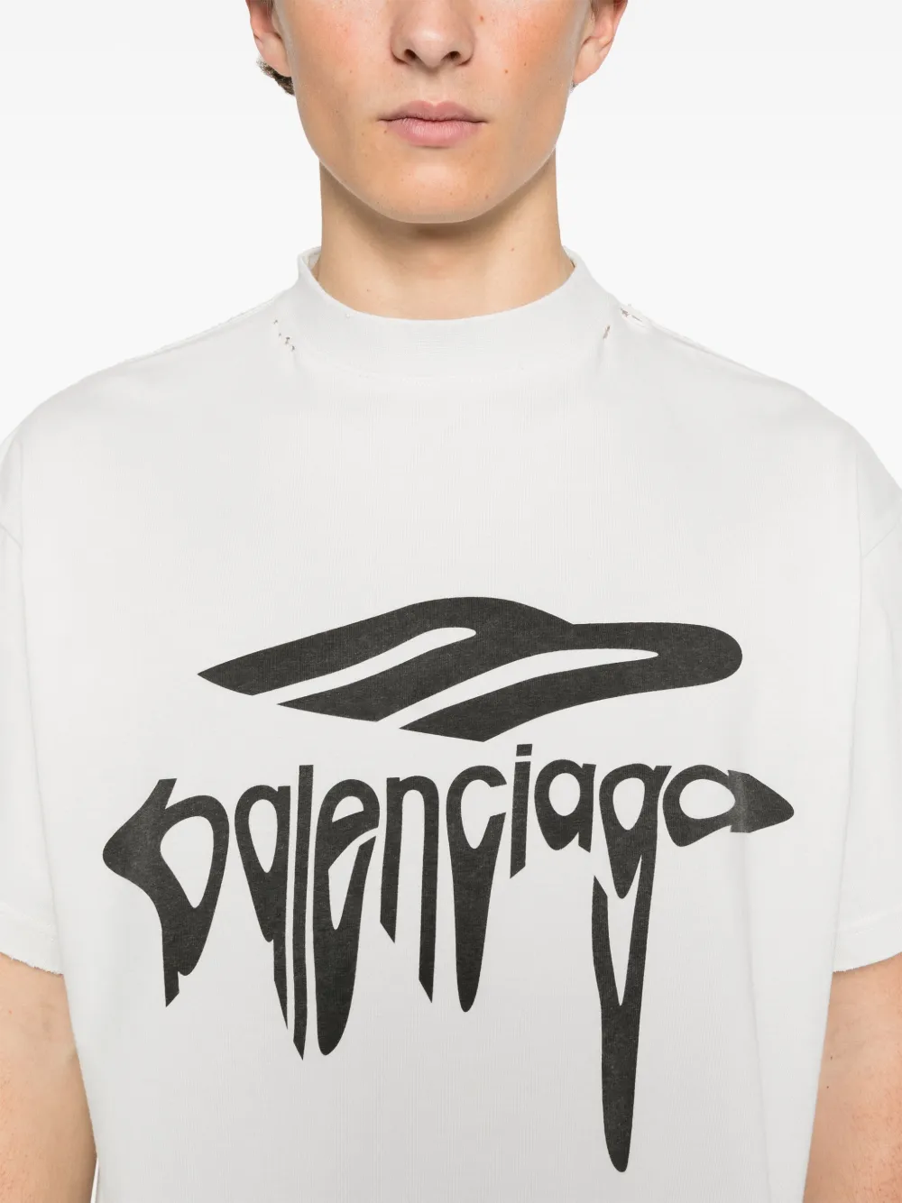 New Season  Balenciaga 3B Liquified Oversize t-shirt